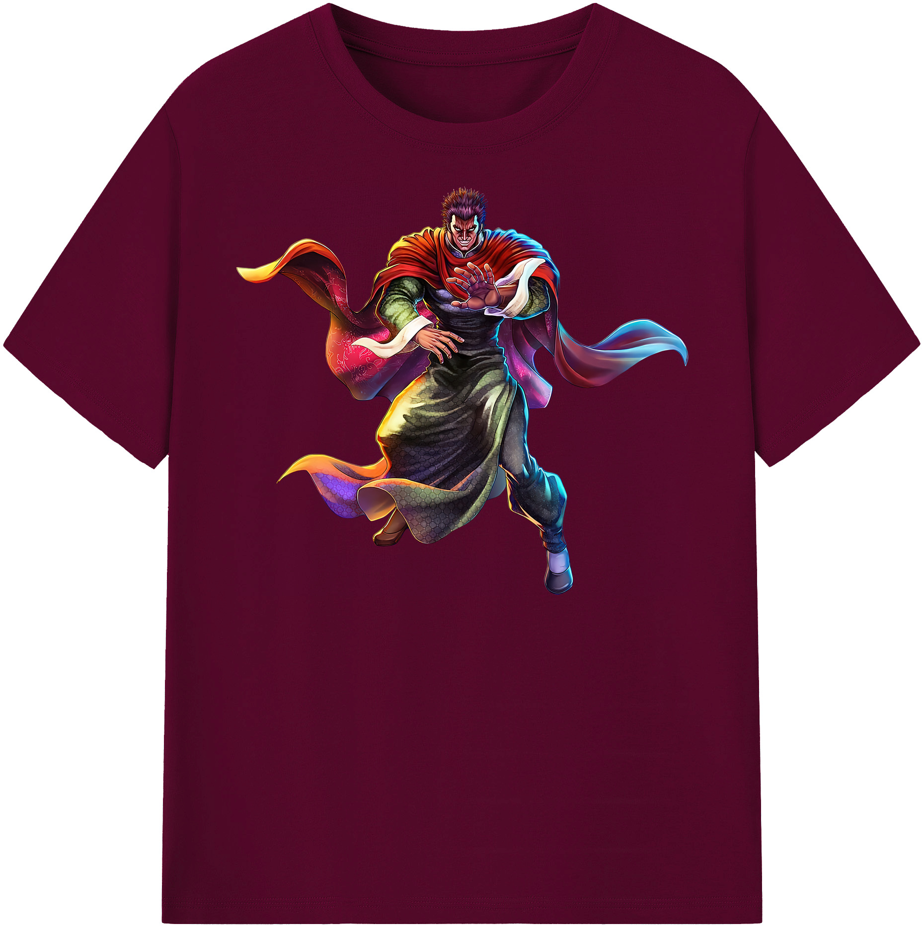 （画像用） 北斗の拳 Fist of the North Star レディースカジュアルプリントTシャツ（綿100％）